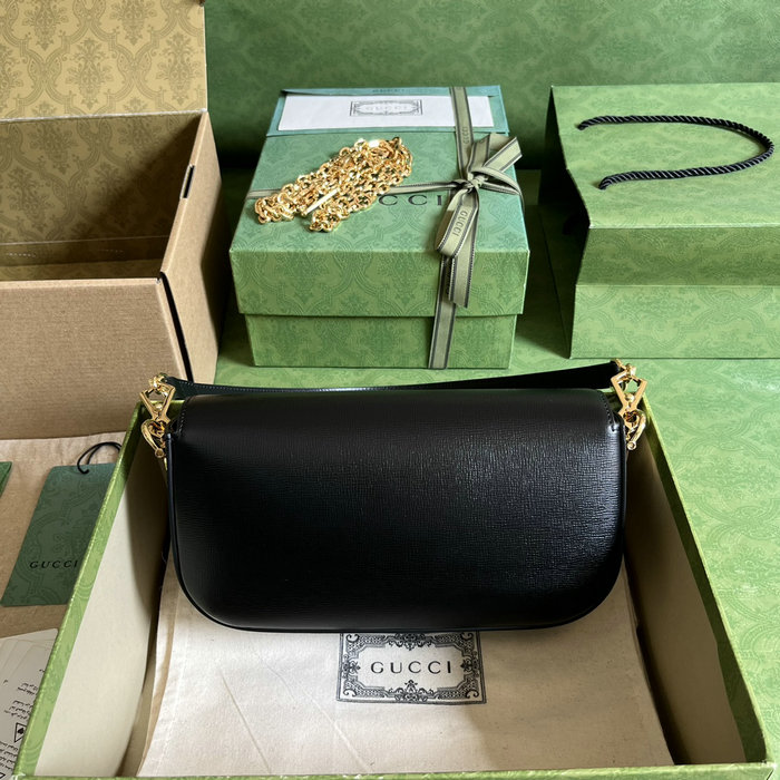 Gucci Horsebit 1955 small shoulder bag Black 735178