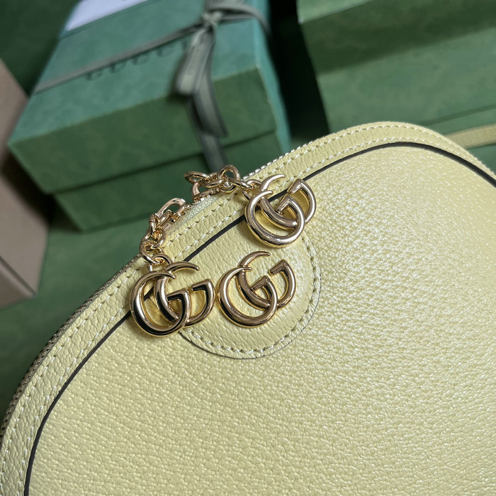 Gucci Ophidia Small Shoulder Bag Yellow 499621