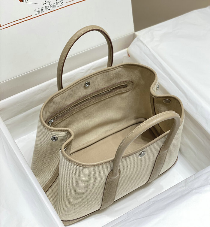 Hermes Canvas Garden Party 30 Bag HG030301