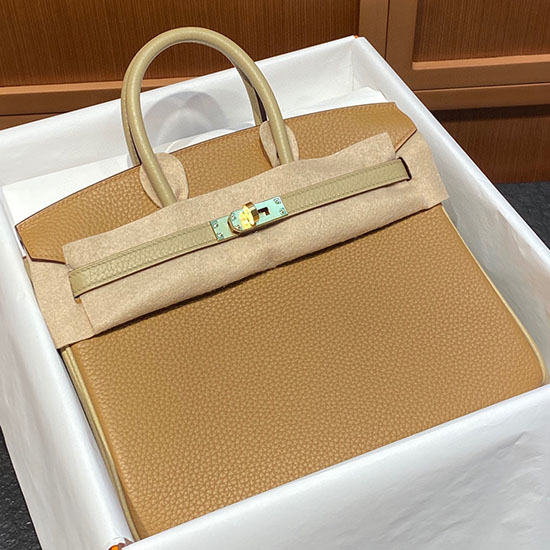 Hermes Togo Leather Birkin 25 Bag BK030101