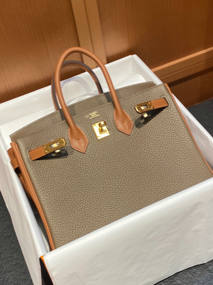 Hermes Togo Leather Birkin 25 Bag BK030102