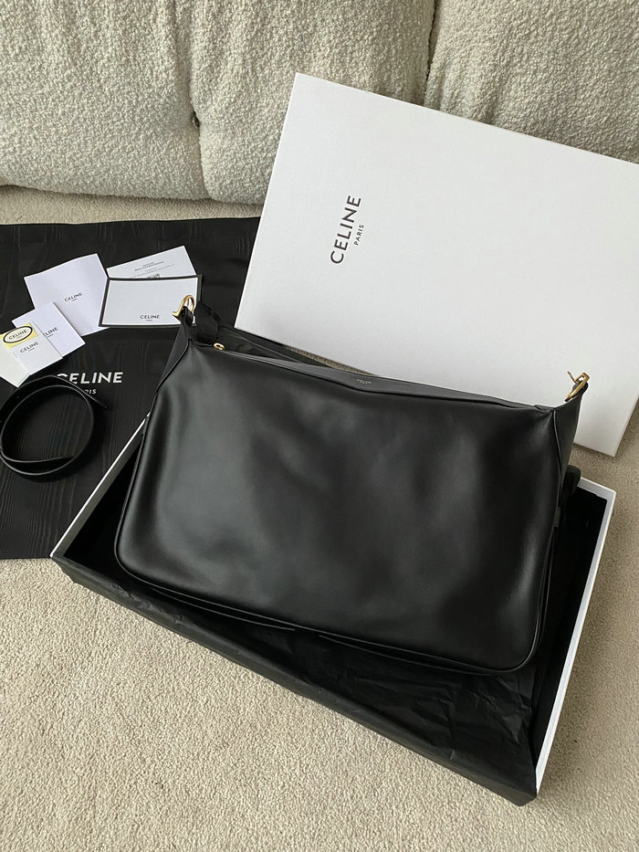 Celine Large Romy in Supple Calfskin Black C35039