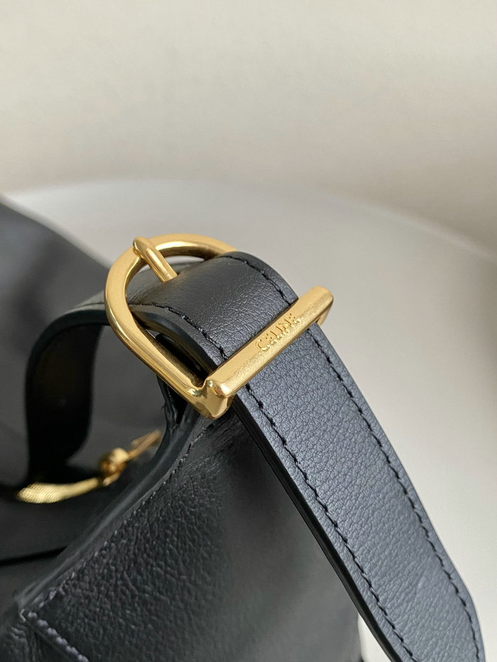 Celine Large Romy in Supple Calfskin Black C35039