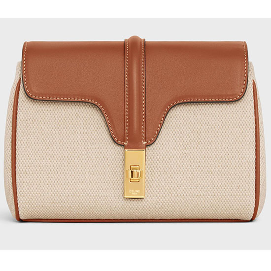 Celine MINI SOFT 16 Textile Shoulder Bag C35116