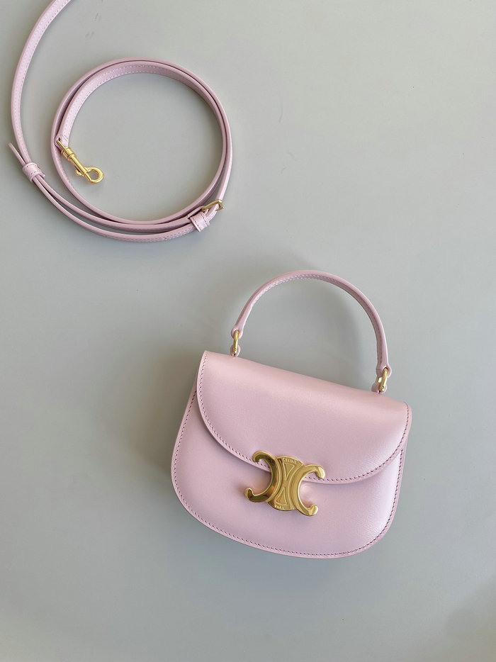 Celine Mini Besace Triomph Bag Pink C35022