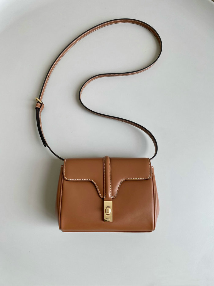 Celine Mini Soft 16 Shoulder Bag Tan C35116