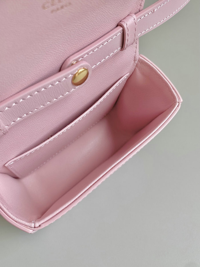 Celine Mini Triomphe Pink C35021