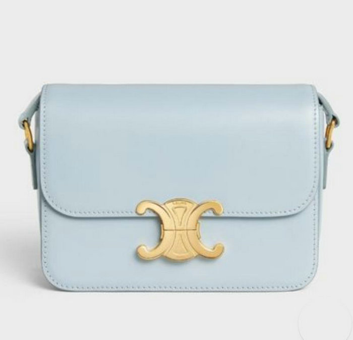 Celine Small Triomphe Bag Blue CS35023