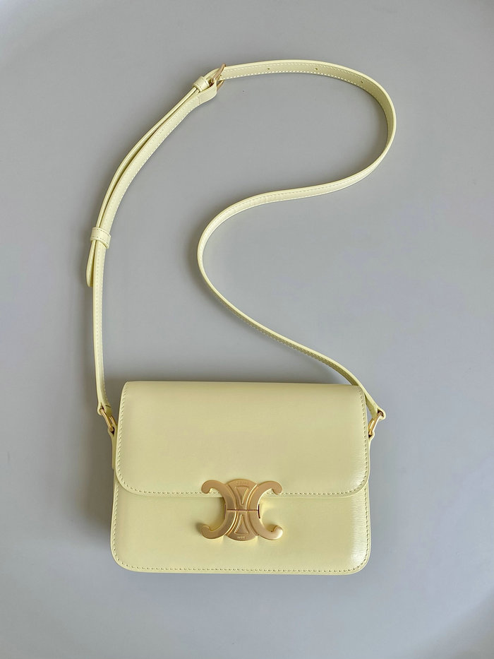 Celine Small Triomphe Bag Yellow CS35023