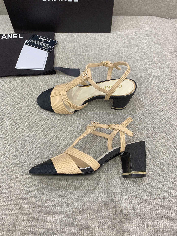 Chanel Sandals Beige CS03184