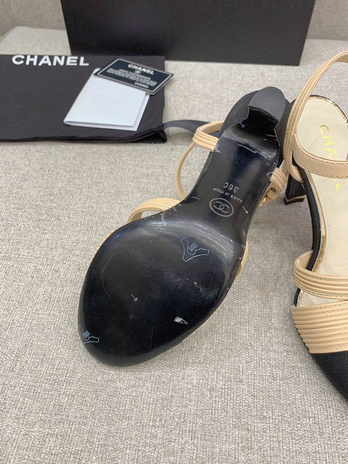 Chanel Sandals Beige CS03185