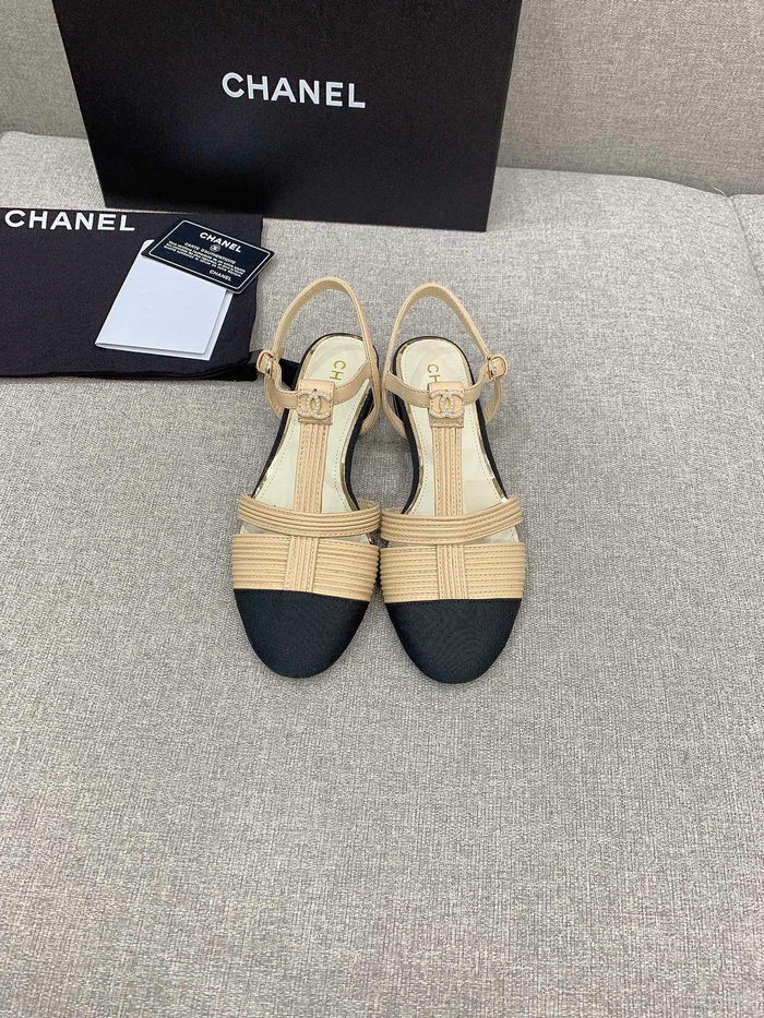 Chanel Sandals Beige CS03186