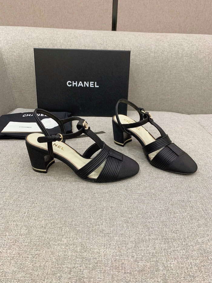 Chanel Sandals Black CS03184