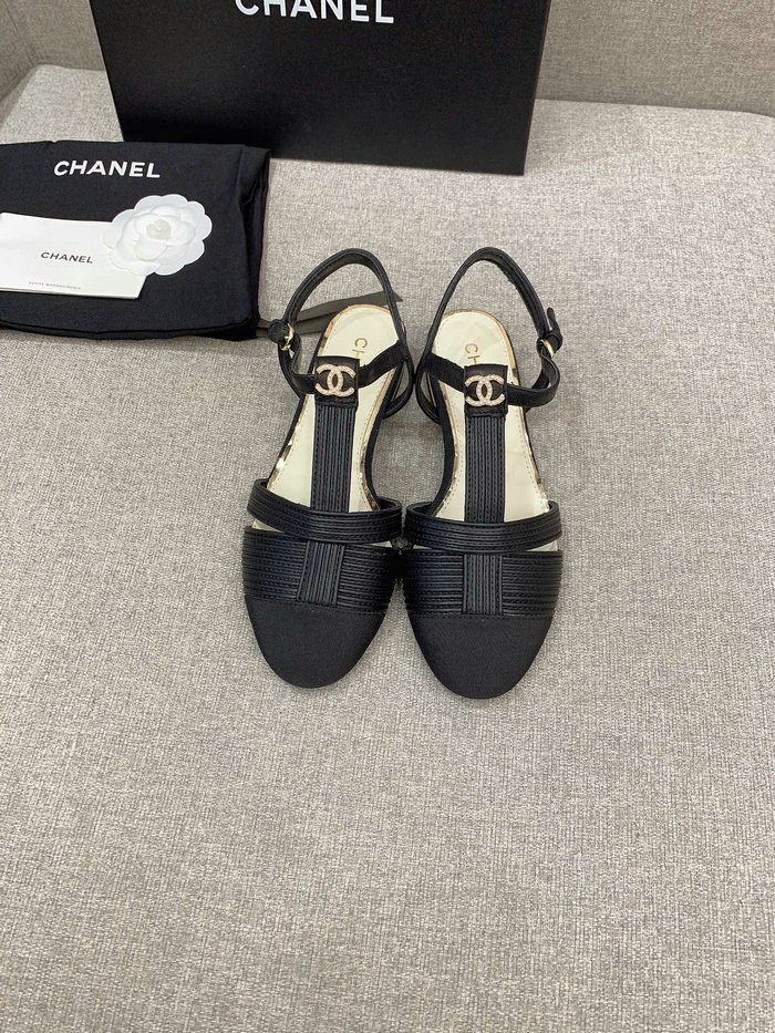 Chanel Sandals Black CS03186