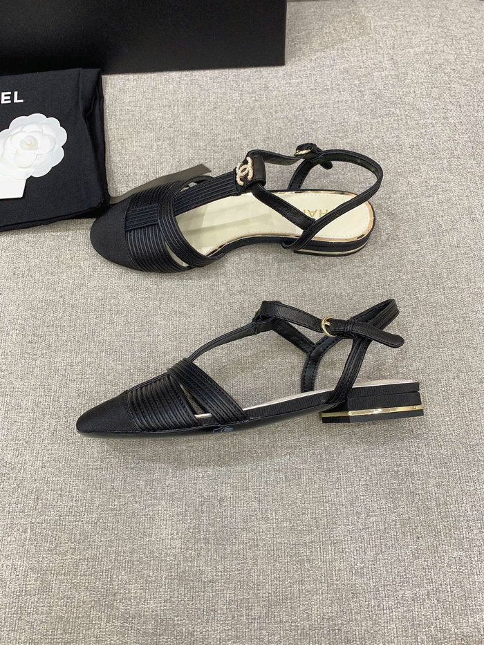 Chanel Sandals Black CS03186