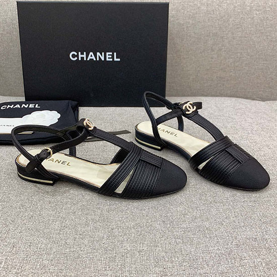 Chanel Sandals Black CS03186