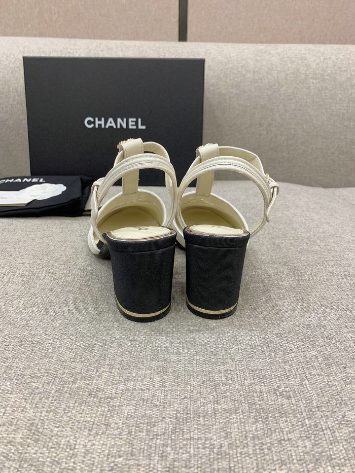 Chanel Sandals White CS03184