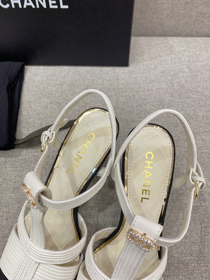 Chanel Sandals White CS03185