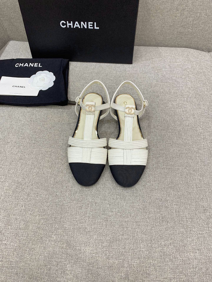 Chanel Sandals White CS03186