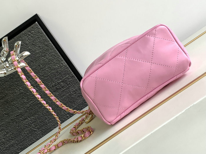 Chanel Small Bucket Bag Pink AS3793