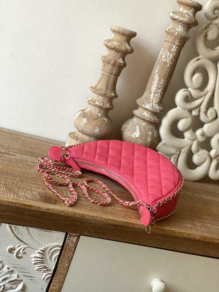 Chanel Small Hobo Bag Pink AS3917