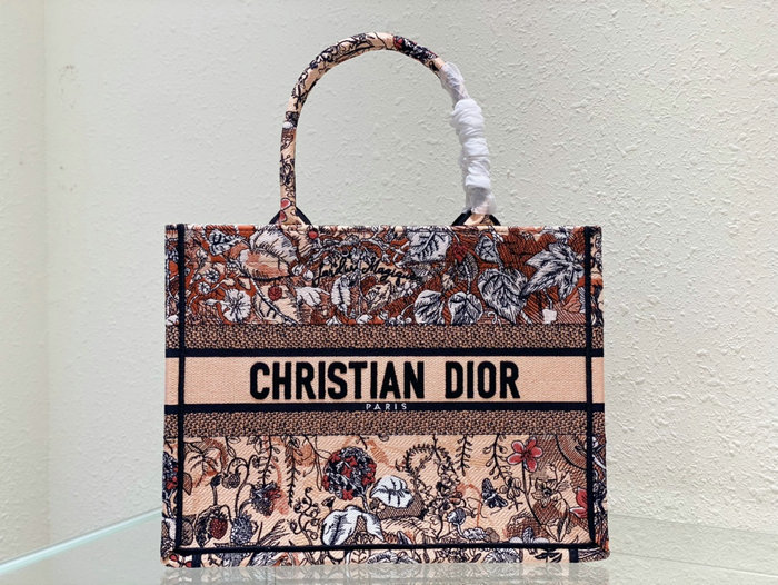 Dior Embroidered Canvas Book Tote M12961