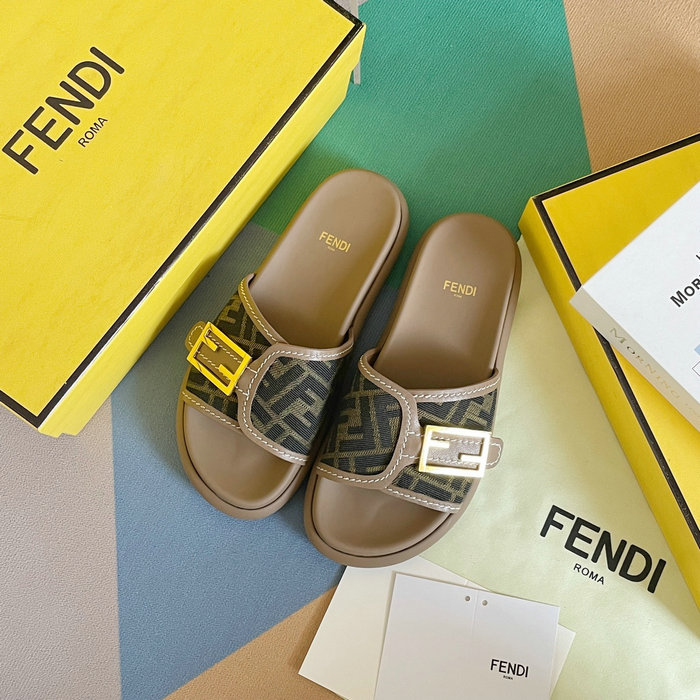 Fendi Feel fabric slides FS03171