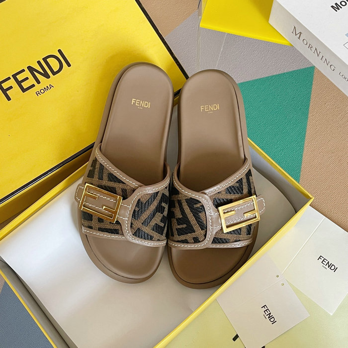 Fendi Feel fabric slides FS03174