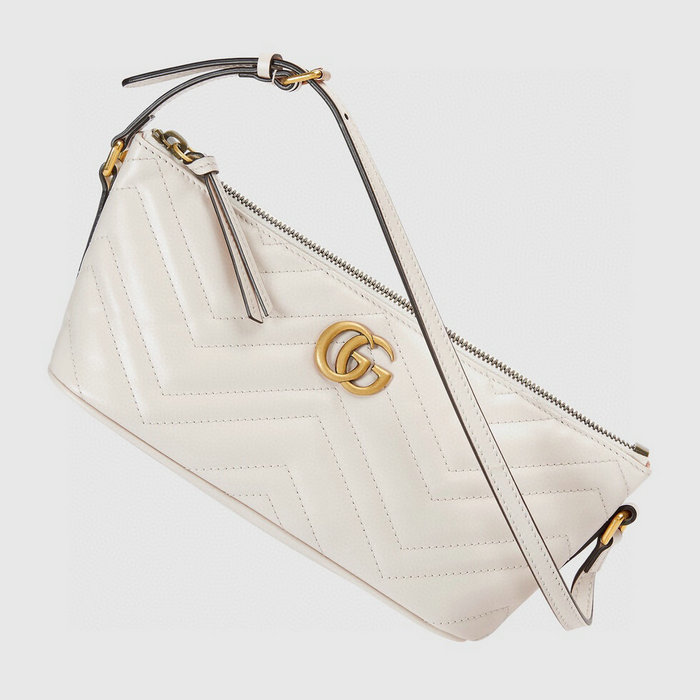 Gucci GG Marmont shoulder bag White 739166