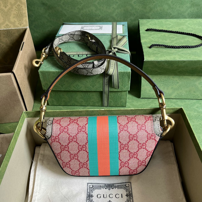 Gucci GG top handle mini bag with Web 723762