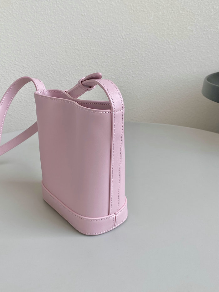 Celine Mini Bucket Cuir Triomphe Pink C35301