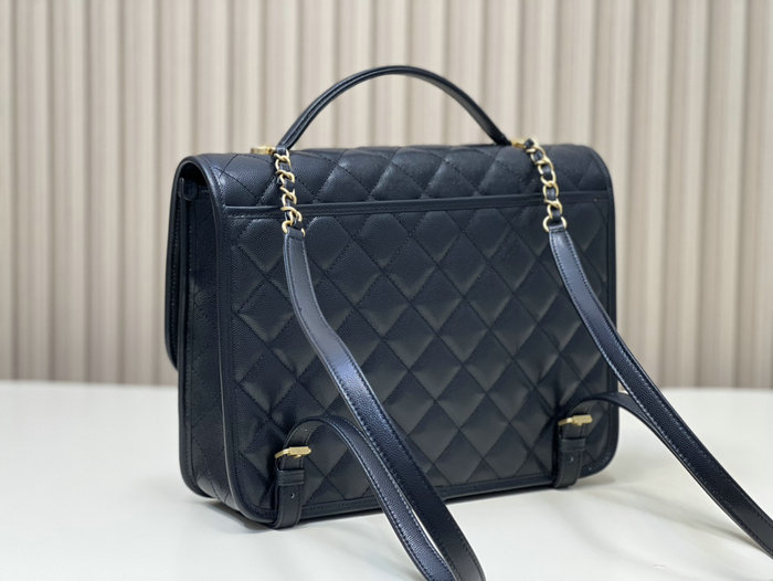 Chanel Grained Calfskin Large Backpack AS3662