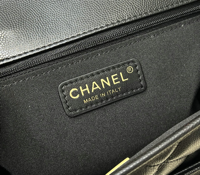 Chanel Grained Calfskin Large Backpack AS3662