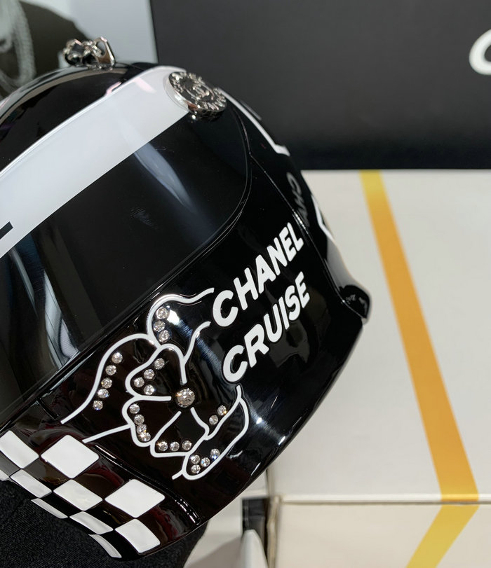 Chanel Helmet Minaudiere Black AS3774