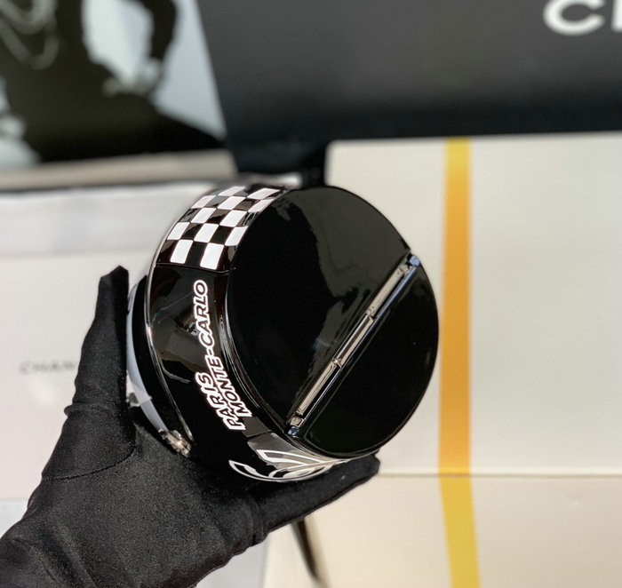 Chanel Helmet Minaudiere Black AS3774