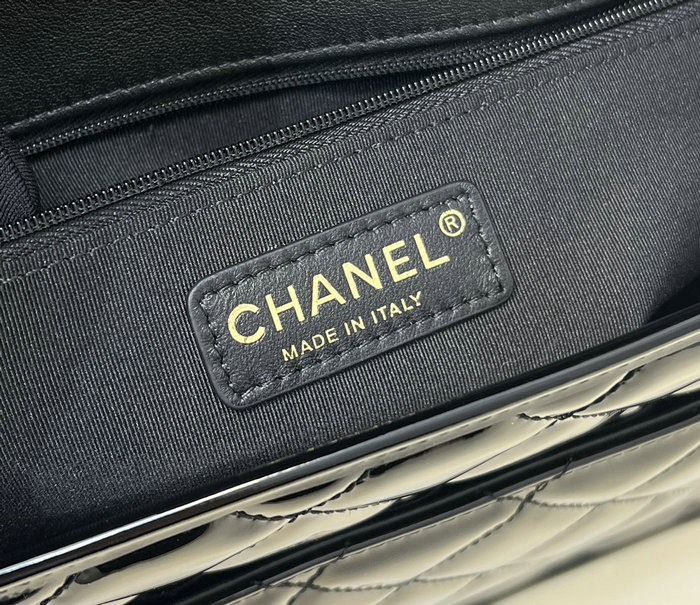 Chanel Patent Large Backpack AS3662