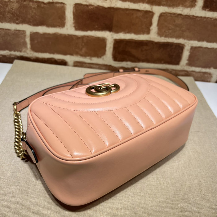 Gucci GG Marmont shoulder bag Peach 447632