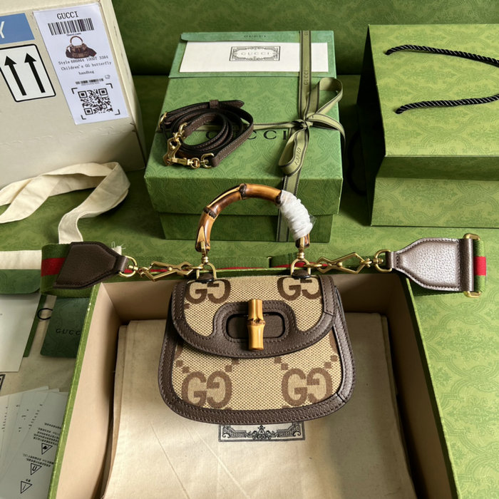 Gucci Mini Top Handle Bag with jumbo GG 686864