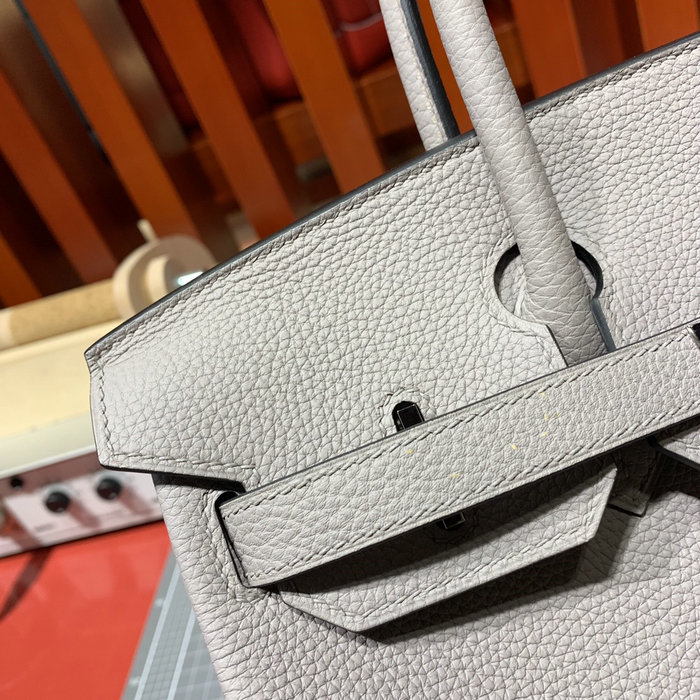 Hermes Togo Leather Birkin Bag Gris Asphalte HB30191