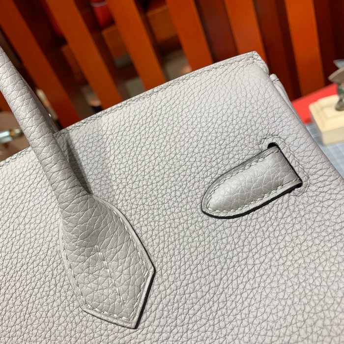 Hermes Togo Leather Birkin Bag Gris Asphalte HB30191