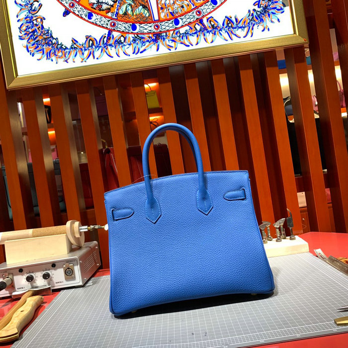 Hermes Togo Leather Birkin Bag Mykonos HB30191