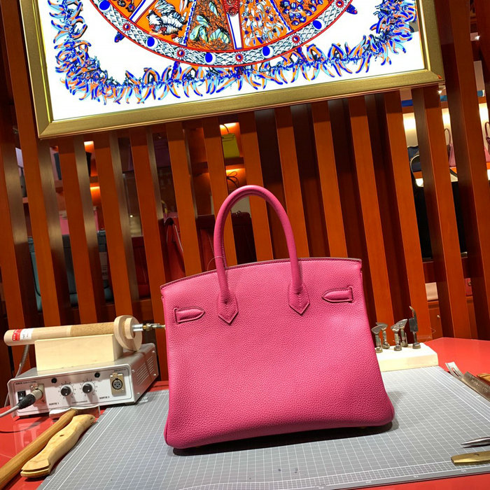 Hermes Togo Leather Birkin Bag Peach HB30191