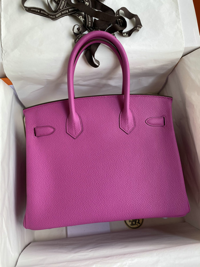 Hermes Togo Leather Birkin Bag Rose Magnolia HB30191