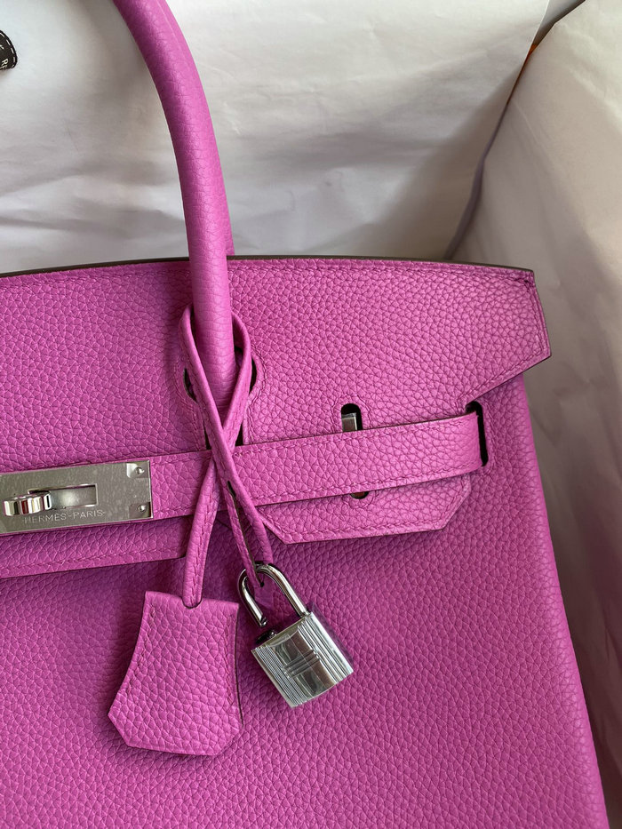 Hermes Togo Leather Birkin Bag Rose Magnolia HB30191