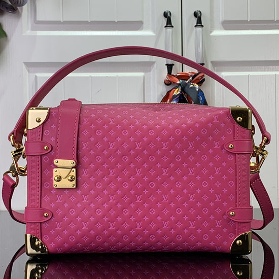 Louis Vuitton Leather Side Trunk Pink M46358