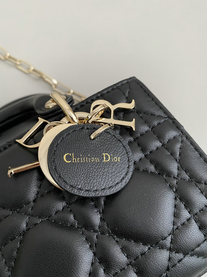 Mini LADY D-JOY BAG Black DM3380