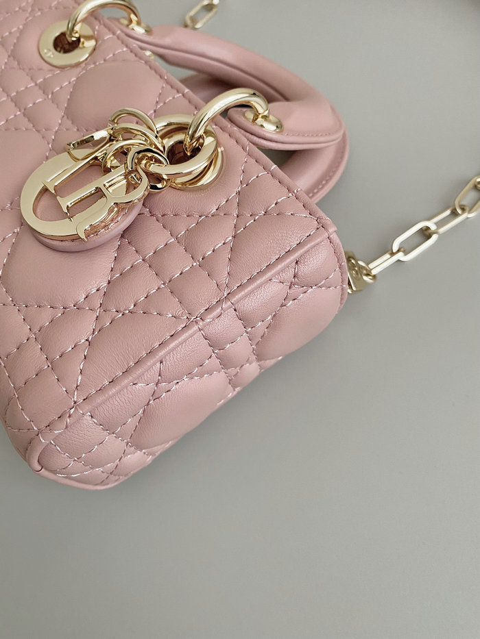 Mini LADY D-JOY BAG Pink DM3380