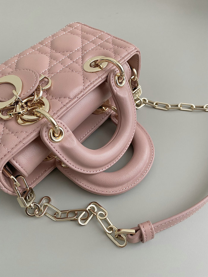 Mini LADY D-JOY BAG Pink DM3380