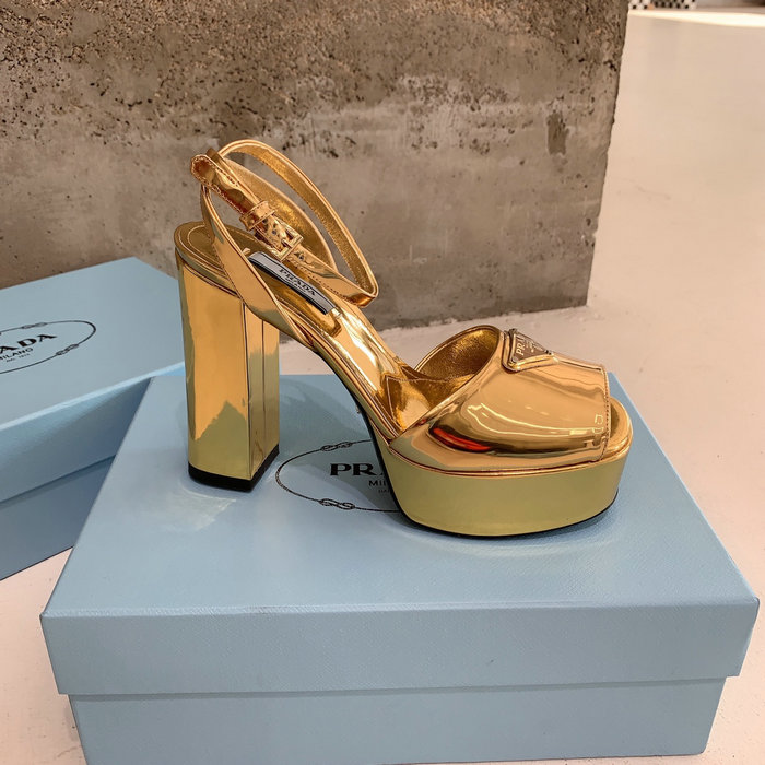 Prada Sandals Gold PS03235