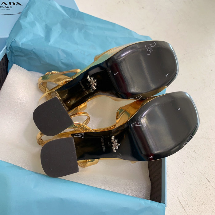 Prada Sandals Gold PS03235